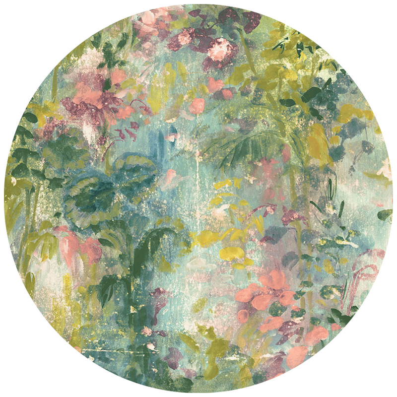 Aquarelle Summer Velvet Fabric