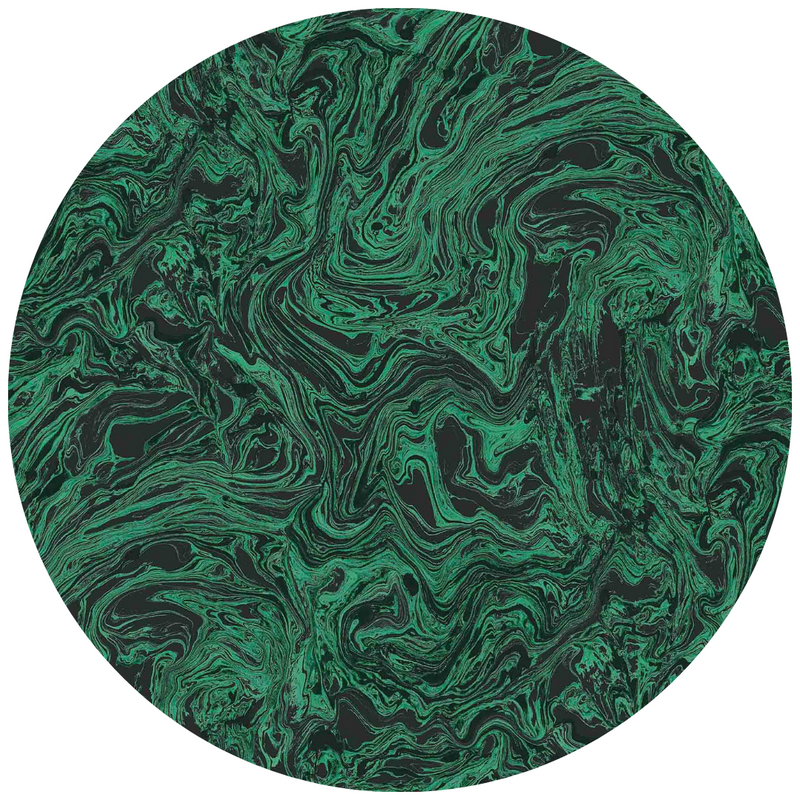 Flow Malachite Marble Velvet Fabric