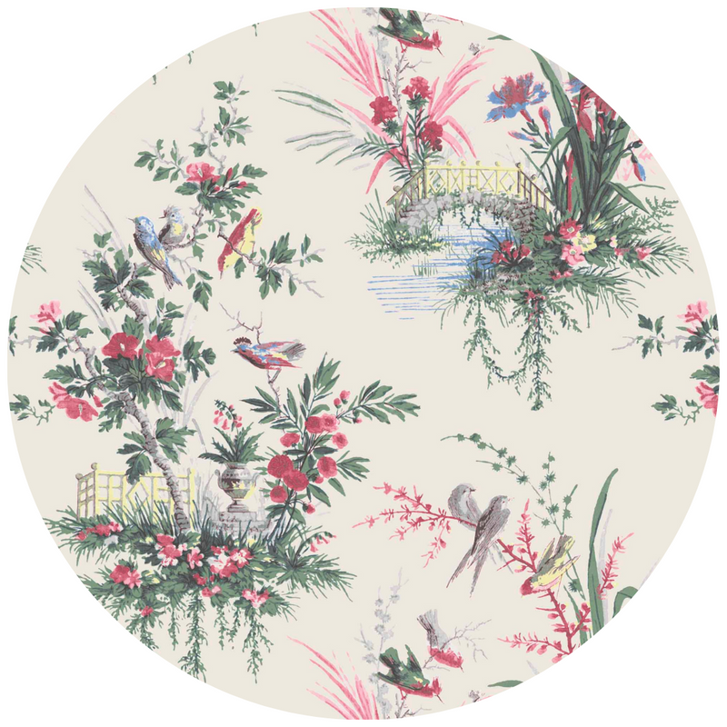 Magical Garden in Linen Fabric