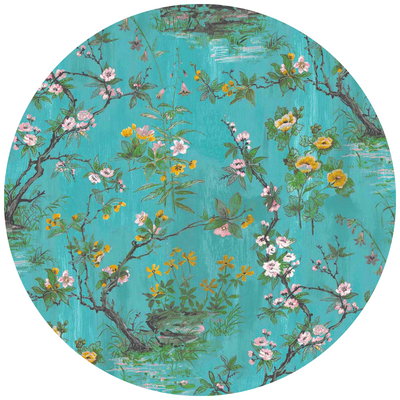 Rivington Teal Velvet Fabric