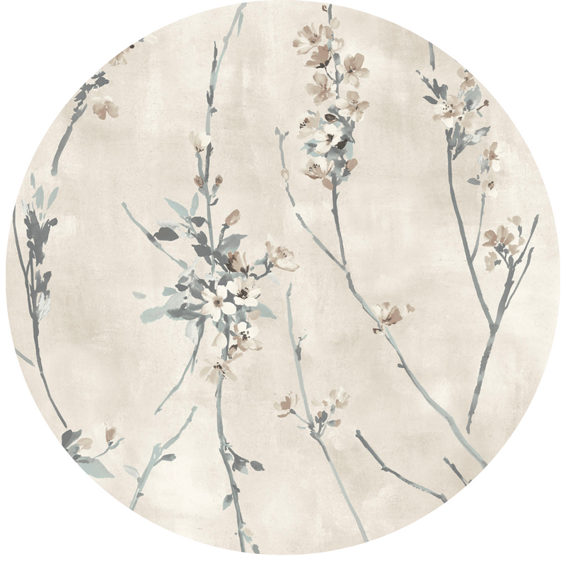 Blossom Cream Linen Fabric