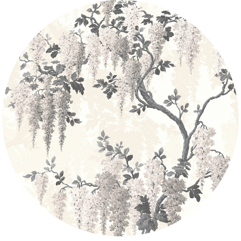 Wisteria Taupe Velvet Fabric