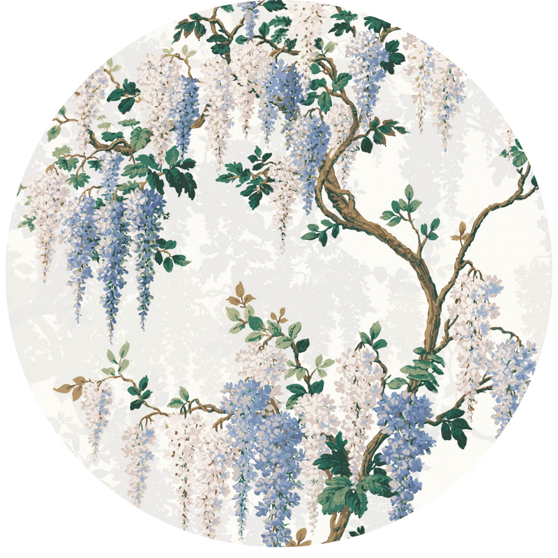 Wisteria Cornflower Velvet Fabric