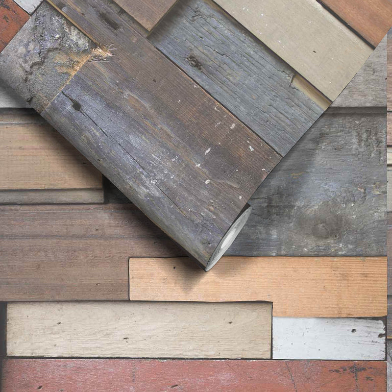 Reclaimed Wood Wallpaper