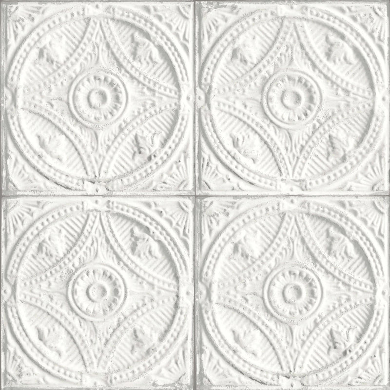 Circular Tin Tile Wallpaper by Woodchip & Magnolia