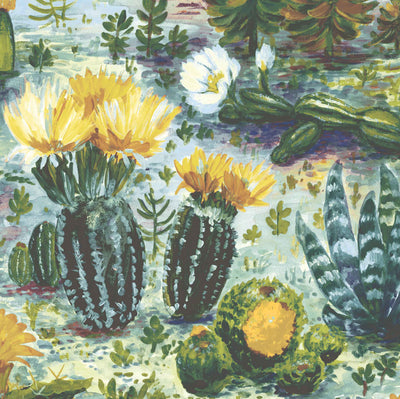 Cacti in dandelion by Woodchip & Magnolia