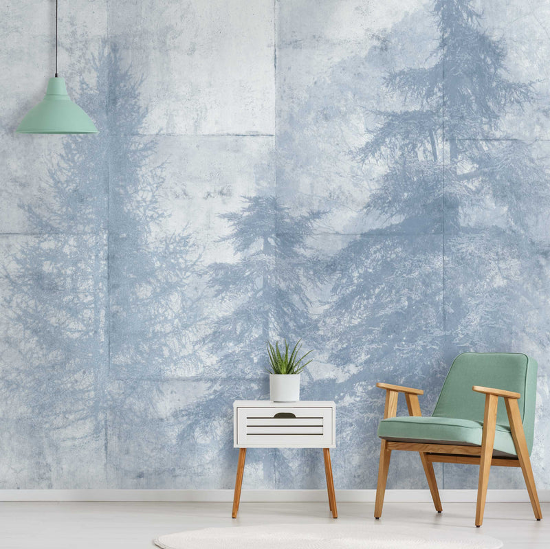 Entwistle Mist Wallpaper Wall Mural by Woodchip & Magnolia