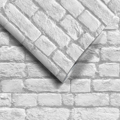 White Brick Wallpaper