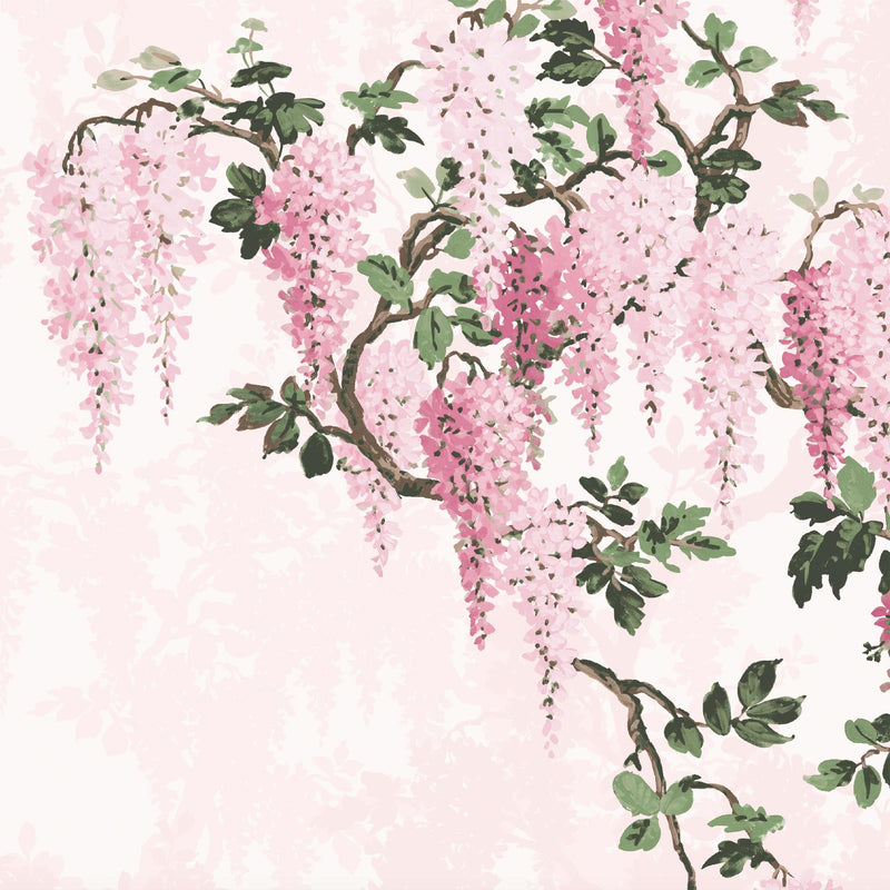 Wisteria Pink Mural