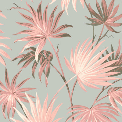 Va Va Frome Blush Eau De Nil Leaf Wallpaper By Woodchip & Magnolia