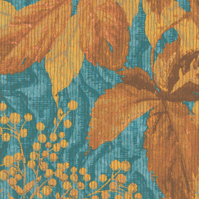 Tropic Teal Spice Wallpaper