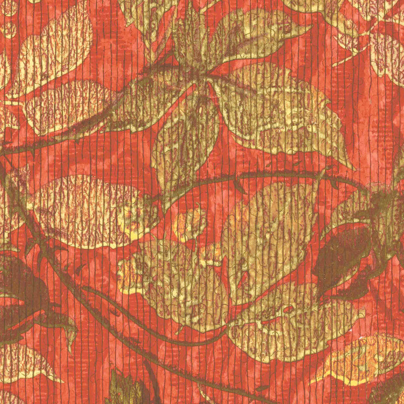 Tropic Coral Red Wallpaper