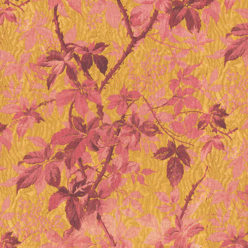 Tropic Sunset Orange Wallpaper