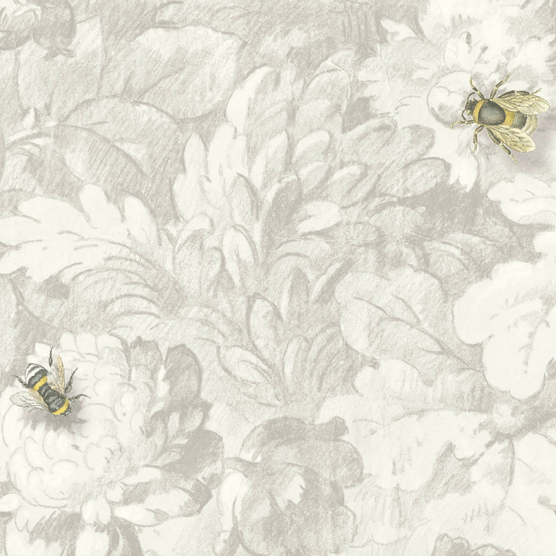 Busy Bee Natural Wallpaper