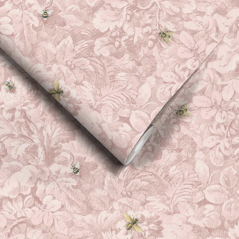 Busy Bee Blush Wallpaper