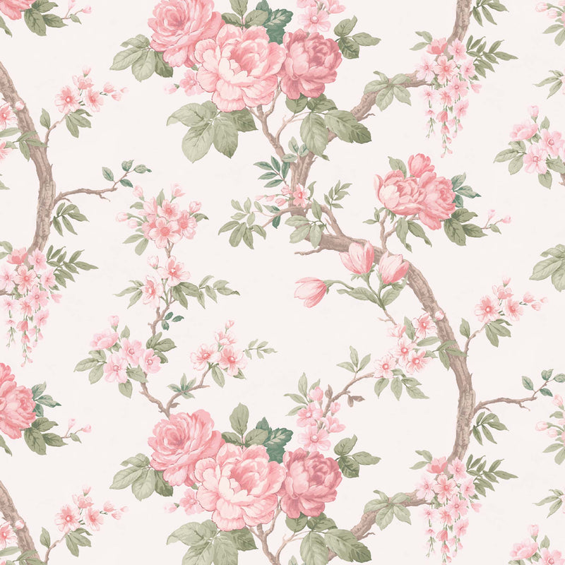 Ditsy Floral in Rose Pink Wallpaper by Woodchip & Magnolia