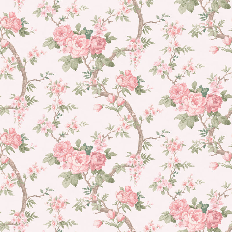 Ditsy Floral in Rose Pink Wallpaper by Woodchip & Magnolia