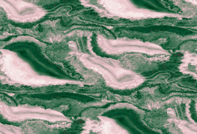 Imagate Gemstone Green Pink Mural