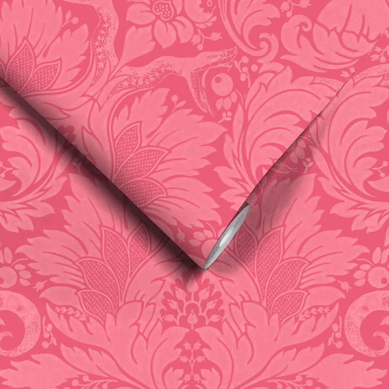 Fearless Cheeky Pink Wallpaper