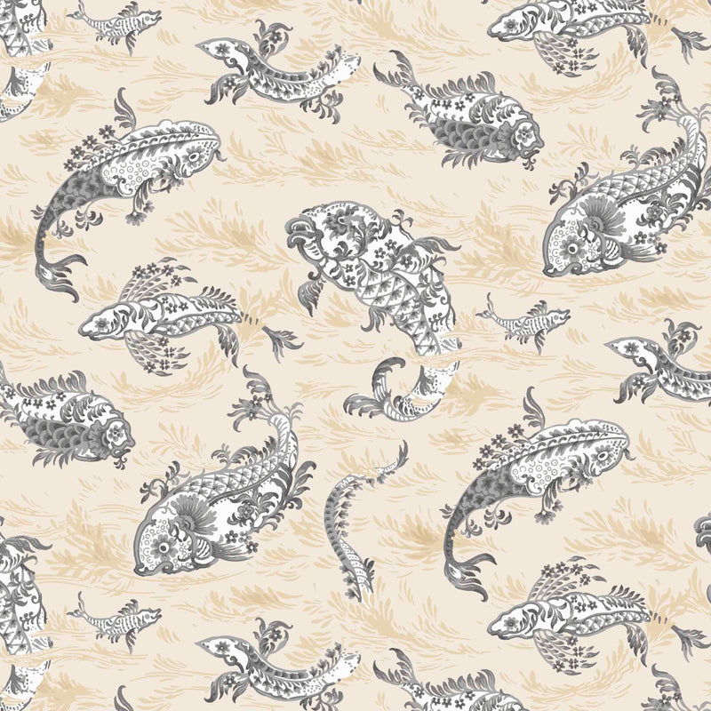 Magical Lagoon Ivory Wallpaper