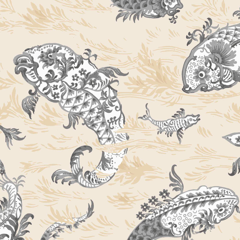 Magical Lagoon Ivory Wallpaper