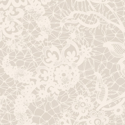 Heirloom Celestial Natural Lace Wallpaper