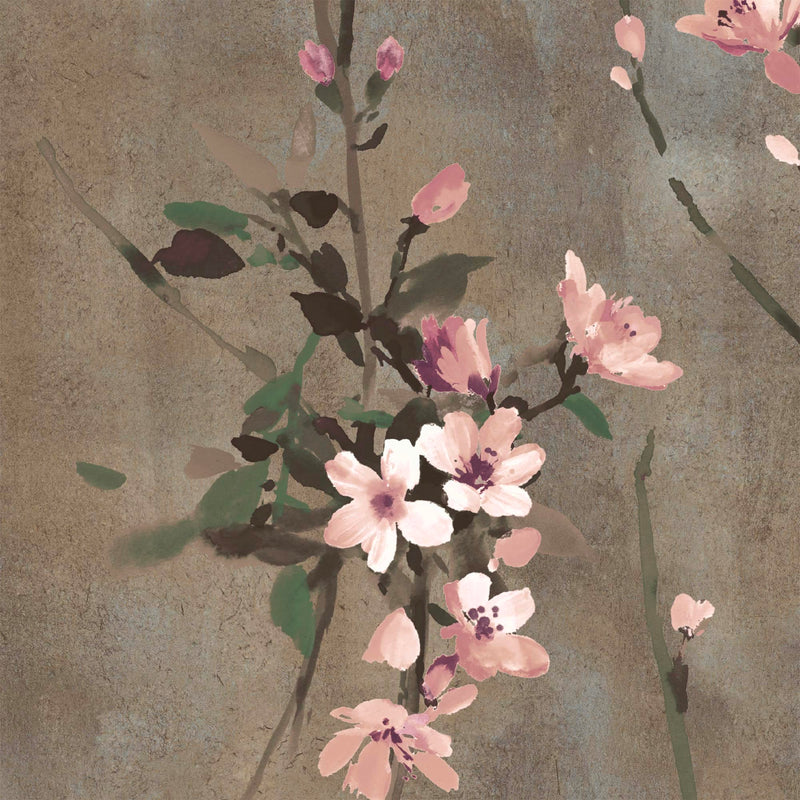 Blossom Brown & Blush Wallpaper