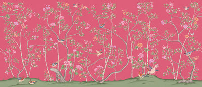 The Garden of Dreams - Fuchsia Mural