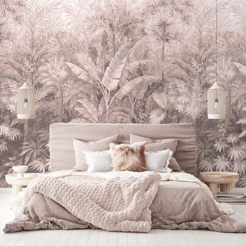 Biome Blush Pink Mural