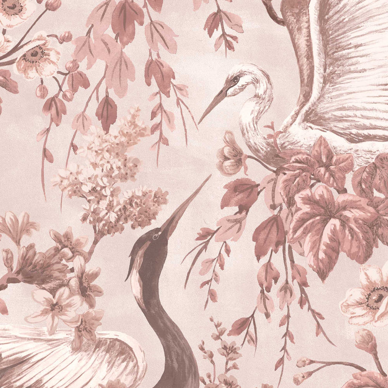 Maurice Blush Pink Wallpaper