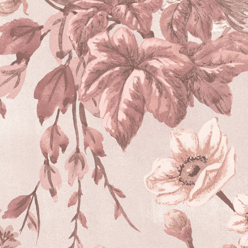 Maurice Blush Pink Wallpaper