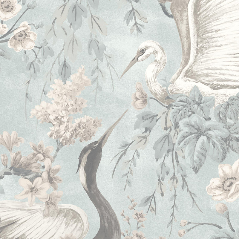 Maurice Duck Egg Blue Wallpaper