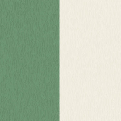 Awning Stripe Green/Magnolia Wallpaper