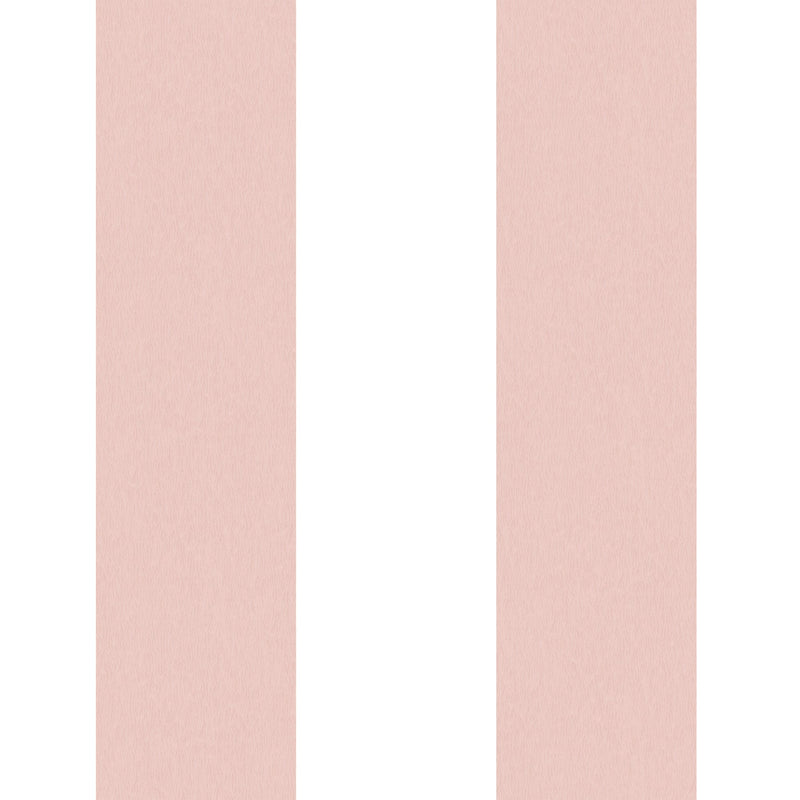 Awning Stripe Blush Pink Wallpaper