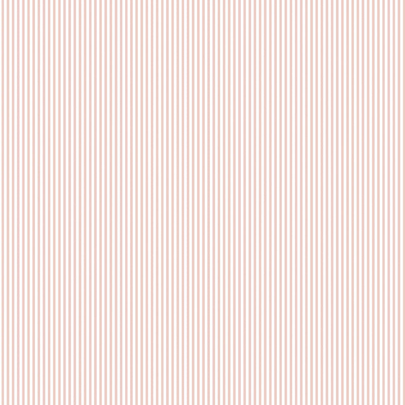 Matchstick Stripe Blush Pink Wallpaper