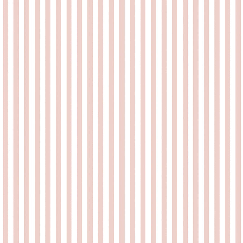 Matchstick Stripe Blush Pink Wallpaper