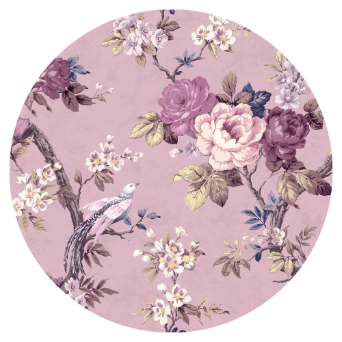 Dawn Chorus Smokey Heather Velvet Fabric