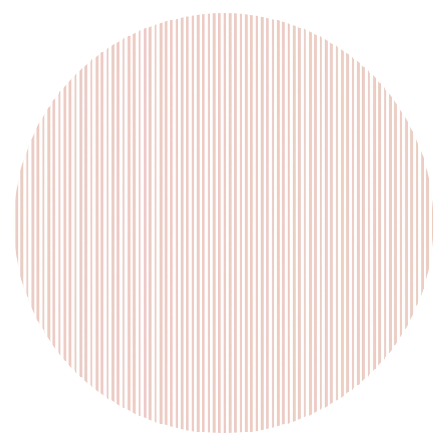 Matchstick Stripe Blush Pink Linen Fabric