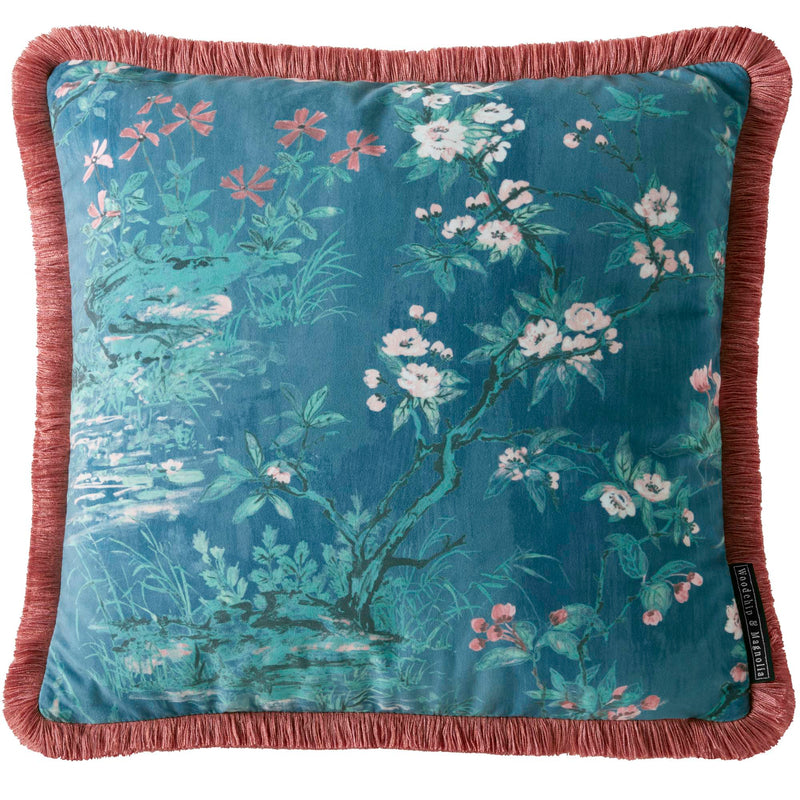 Rivington Marine Blue Cushion