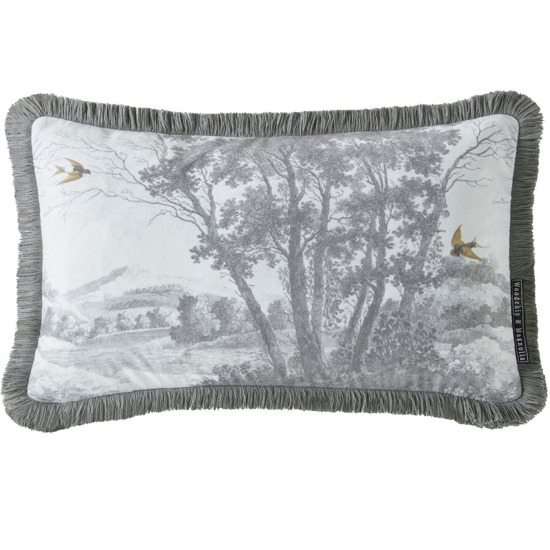 Zephyr Grey Bolster Cushion