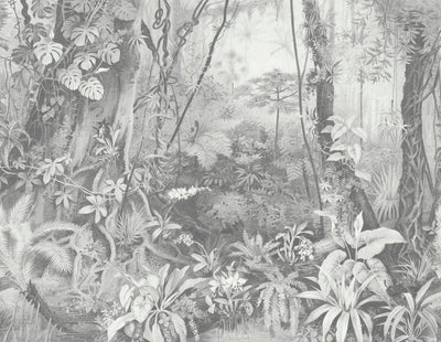 Tropical Paradise Mono Mural