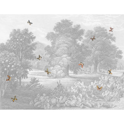 Land of Milk & Honey Butterflies Wallpaper Wall Mural by Woodchip & Magnolia