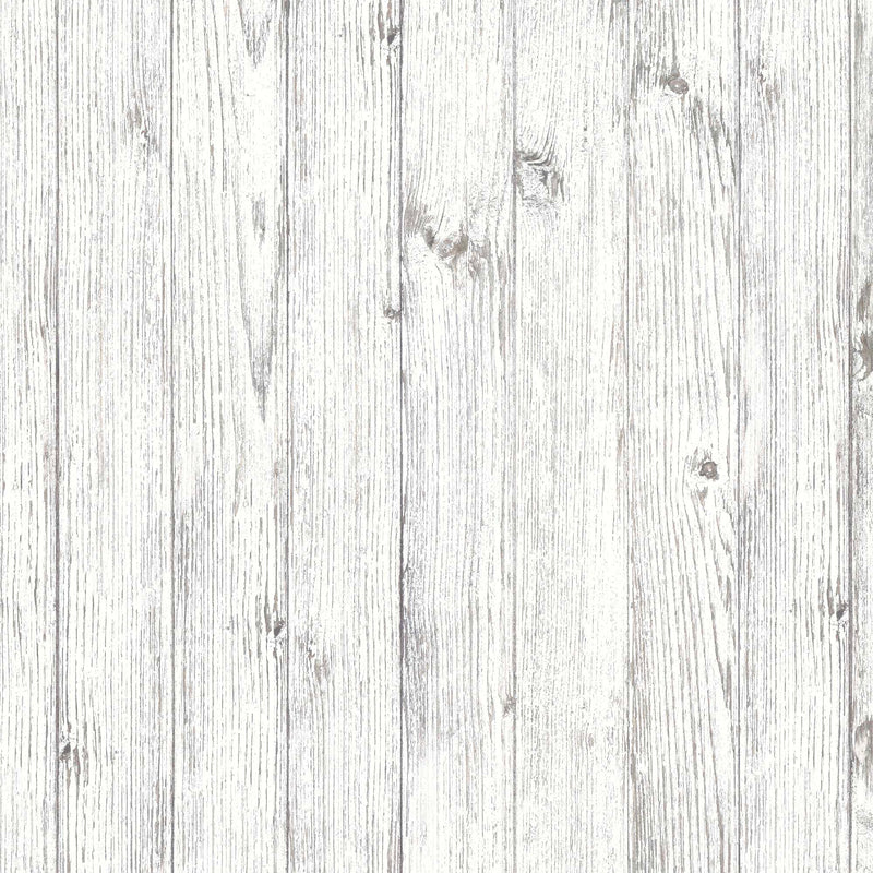 Worn Painted Wood Wallpaper