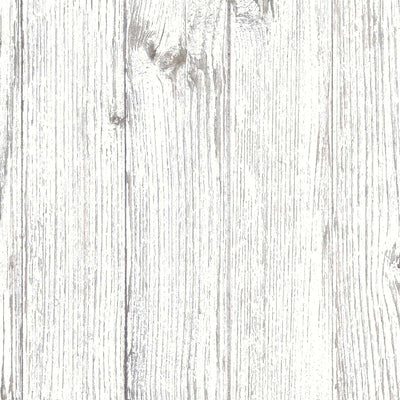 Worn Painted Wood Wallpaper